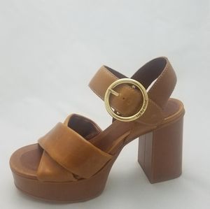 See By Chloe | Shoes | See By Chloe Lyna Leather Platform Sandals 375 |  Poshmark